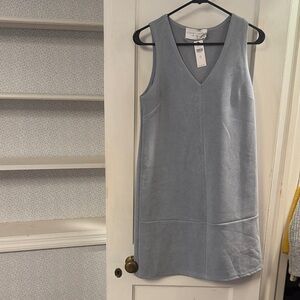 Chic Sleeveless Gray Mini Dress